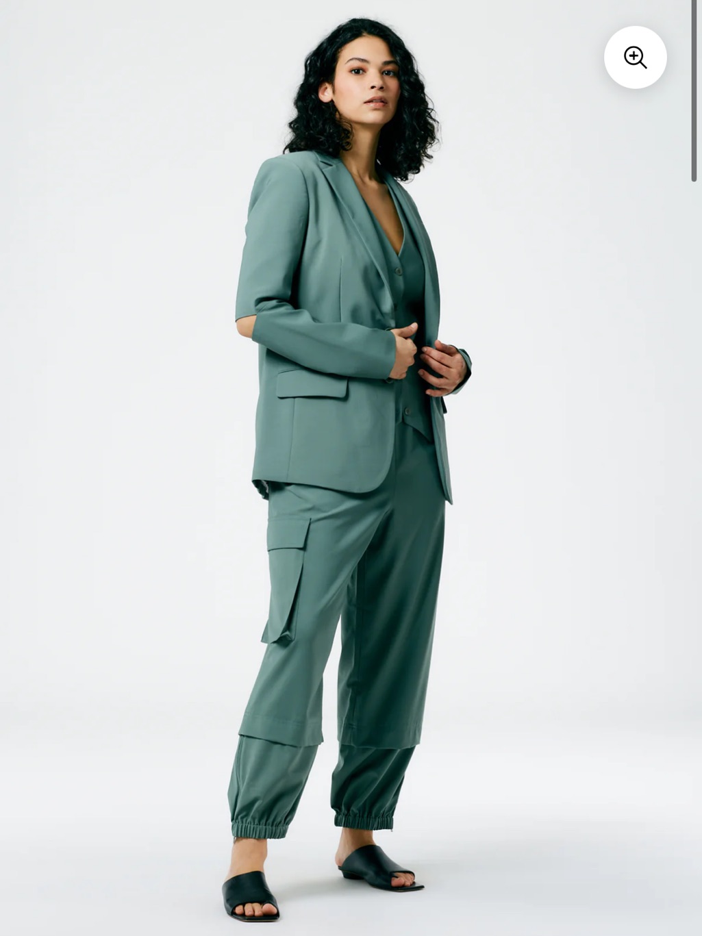 Tibi Wilt Zip Joggers Small